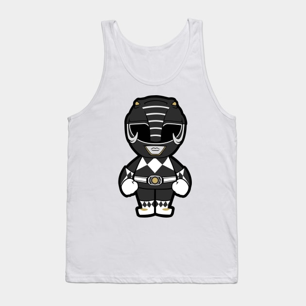 Black Ranger Chibi Tank Top by untitleddada